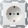 GIRA Schuko-Steckdose System 55 Reinweiß Produktbild-Vorschau 1