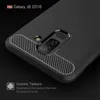 Samsung Galaxy J8 2018 Hülle Silikon Grau Carbon Optik Case Produktbild-Vorschau 7