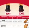 24 Stück Stuhlbeinkappen,Schwarz Schutzkappen für Produktbild-Vorschau 2