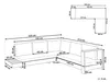 BELIANI Gartenset Braun es Akazienholz Polyester 5-Sitzer Produktbild-Vorschau 8