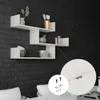 DECORTIE Tibet Wandregal Modernes Bücherregal , Anthrazit Produktbild-Vorschau 5