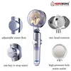 A collage of images showcasing a shower head and its features. Náhľad obrázku produktu
