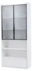 Witryna 80×34×180 cm, szafka wysoka z oświetleniem LED, 1 Podgląd zdjęcia produktu 11