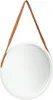 vidaXL Nástenné zrkadlo s pásom 50 cm biele Náhľad obrázku produktu 6