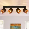ZMH Deckenleuchte 4 Flammig Deckenlampe Schwarz, Produktbild-Vorschau 1