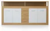 MENZZO Buffet contemporain L190cm 4 portes er 4 tiroirs Voir les images du produit 1