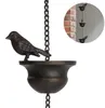 Regenrinnenkette in Vogelform, Regenkette Vogel Metall, Produktbild-Vorschau 1