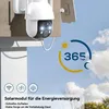 4 Stück 2K 3MP Überwachungskamera Aussen Solar 360° PTZ Produktbild-Vorschau 5