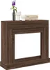vidaXL Krbová obestavba hnědý dubový vzhled 100x30x87,5 cm Náhled obrázku produktu 2