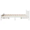 vidaXL Massivholzbett ohne Matratze Weiß 120x200 cm Produktbild-Vorschau 5