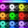 Neon LED Strip RGBIC Smart Silikon,5M Led Streifen IP67 Produktbild-Vorschau 3