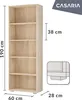 CASARIA® Étagère Bibliothèque Multi-Usage MDF Chêne Voir les images du produit 1
