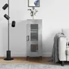 vidaXL Sideboard Betongrau 34,5x34x90 cm Holzwerkstoff Produktbild-Vorschau 1