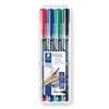 Staedtler Lumocolor 317 WP4, Schwarz, Blau, Grün, Rot, Produktbild-Vorschau 3