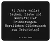 Mr. & Mrs. Panda Mousepad Spruch 41. Geburtstag Freude - Produktbild-Vorschau 1