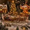Luville, miniaturowa świąteczna wioska: Święty Mikołaj z Podgląd zdjęcia produktu 6