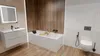 BADLAND Badewanne Rechteck Wanne Bad Acryl Weiß Exclusive Produktbild-Vorschau 5