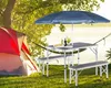 CASARIA Klapptisch Wetterfest Höhenverstellbar Campingtisch Produktbild-Vorschau 2