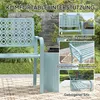 Outsunny 2-Sitzer Gartenbank, wetterfest Sitzbank, Produktbild-Vorschau 5