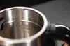 A close-up view of the inside of a stainless steel kettle, showing the maximum fill line. Podgląd zdjęcia produktu