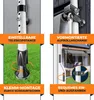 KESSER® Klemmmarkise mit Handkurbel Balkon, Balkonmarkise Produktbild-Vorschau 3