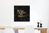 MuchoWow® Poster Zitat - Zuhause - Herz - Gold 50x50 cm - Produktbild-Vorschau 5