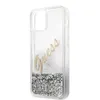 Guess Apple iPhone 12 Pro Max Silber Glitter Vintage Script Produktbild-Vorschau 7