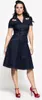Queen Kerosin Swing Jeanskleid da donna, 2XL Anteprima dell’immagine prodotto 1