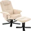 Relaxsessel CHARLY mit Hocker beige - TV Sessel mit Produktbild-Vorschau 4