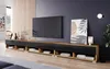 Meuble TV CALIBURI 300 – chêne wotan / noir brillant Voir les images du produit 1
