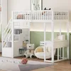 OKWISH Lit Mezzanine 90x200 Enfant avec Bureau Voir les images du produit 3
