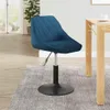 vidaXL Esszimmerstuhl Blau Samt Produktbild-Vorschau 1