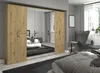 Garderobe Set "Line-Up" Eiche Garderobenschrank mit Spiegel Produktbild-Vorschau 9