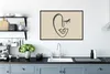 MuchoWow® Gerahmtes Poster Frau - Lippen - Abstrakt 90x60 Produktbild-Vorschau 3