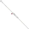JOBO Schildband 925 Sterling Silber rhodiniert 14 cm Gravur Produktbild-Vorschau 1