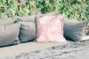 MuchoWow® Outdoor Kissen - Marmor - Weiß - Rosa - Chic - Produktbild-Vorschau 2