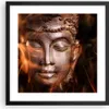 Gerahmtes Poster - Schwarzer Rahmen - Buddha Statue Produktbild-Vorschau 1