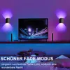 2x Moderne Led Wandleuchte Schwarz Innenwandleuchten Mit Produktbild-Vorschau 7
