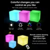 Svetelné kocky s diaľkovo ovládaným USB nabíjaním stolová Náhľad obrázku produktu 4