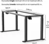 Struttura per scrivania sit-stand - regolabile Anteprima dell’immagine prodotto 2