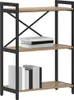 vidaXL Libreria Artisan in rovere 60 x 30 x 85 cm Materiale Anteprima dell’immagine prodotto 2