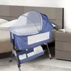 2 in1 Beistellbett Baby,Babybetten Reisebett Babybett Produktbild-Vorschau 1