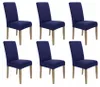 Stuhlhusse 6er Pack - Dunkelblau - Universal - Stretch - Produktbild-Vorschau 8