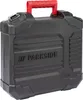 A black tool case with a red handle is shown against a white background. Produktbild-Vorschau