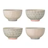 Bloomingville Cčcile Bowl Ř 13,5 cm Rose Steingut 4er Set Produktbild-Vorschau 4