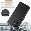 iPhone 12/12 Pro Leder Handyhülle Schwarz mit Kartenfächern Produktbild-Vorschau 5