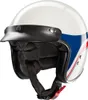 Prilba Redbike RB-803 Silverstone jet, biela/modrá/červená, Náhľad obrázku produktu 1