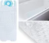 Circul Badewannenmatte 100 x 41 cm transparent modern eckig Produktbild-Vorschau 1