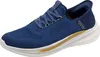 Skechers Slip-ins Slade Quinto Baskets Hommes Bleu Voir les images du produit 34
