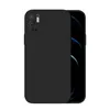A black smartphone case is shown from the back, with the phone screen visible on the right side. Produktbild-Vorschau